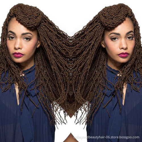 Mini Faux Locs Crochet Hair Micro Dreadlocks Hair Extension Goddess Locs Soft Sister Locs Crochet Hair